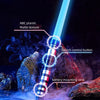 Retractable LED Lightsaber with Sound Effects & 7 Color Modes