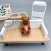 Cute Capybara Keychain Charm – Soft PVC Pendant for Bags, Phones & Keys