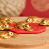 Golden Miniature Turtle Figurine for Prosperity and Good Fortune