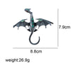 Enamel Dragon Brooch with Rhinestone Accents
