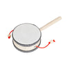 Wooden Hand-Cranked Rattle Drum for Early Music Education