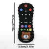 Silicone Baby Teether Remote Control with Anti-Eating Glove