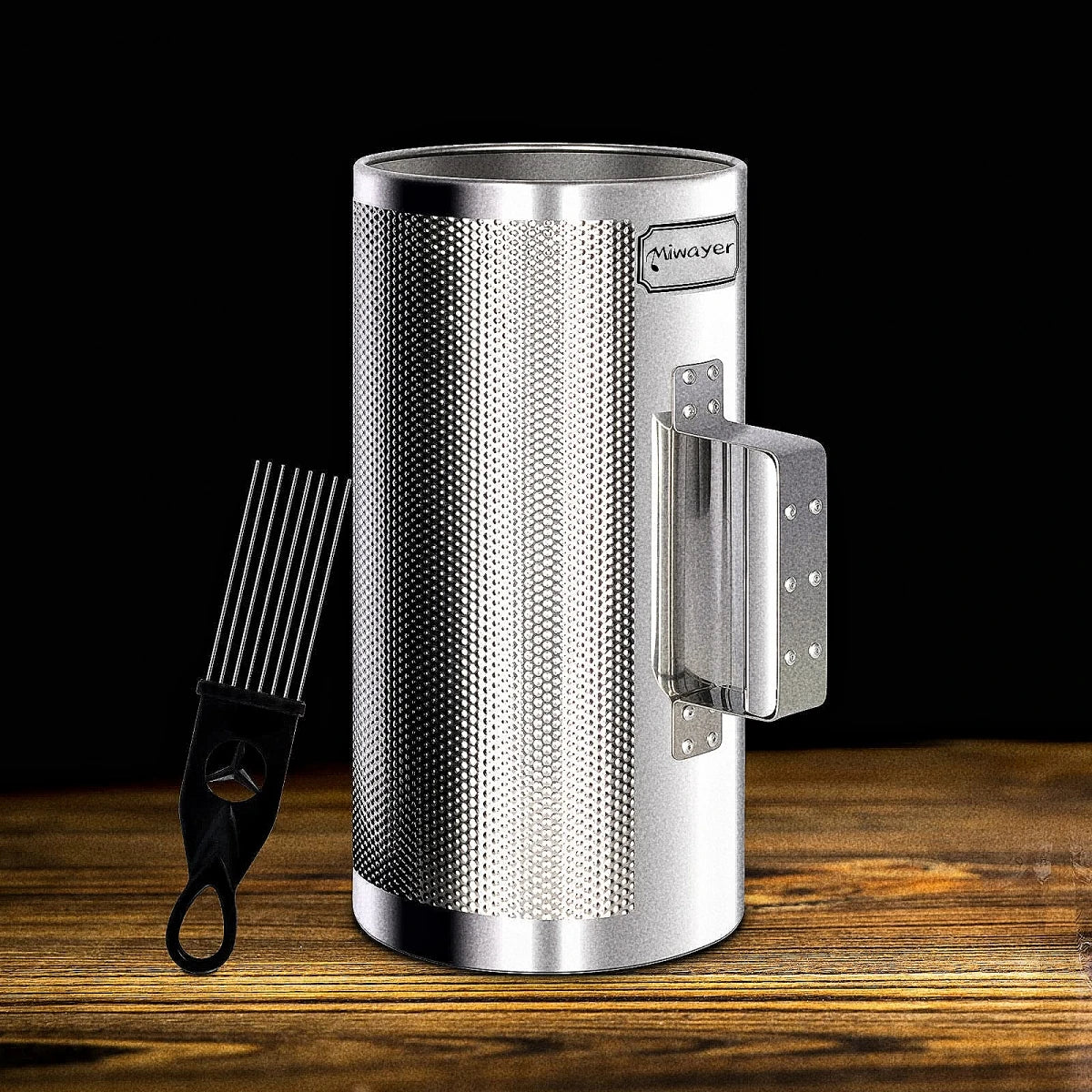 Stainless Steel Guiro with Scraper – Latin Percussion Instrument