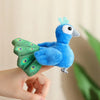 Adorable Mini Plush Finger Puppet Set – Parrot, Peacock, Shark & Octopus