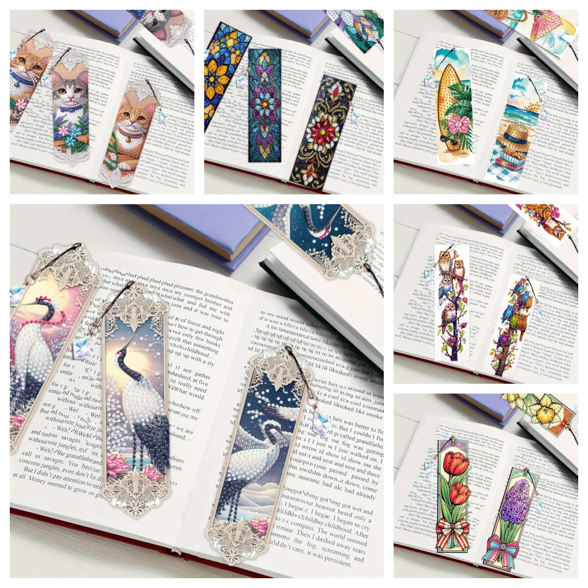 DIY Diamond Art Bookmark Craft Kit
