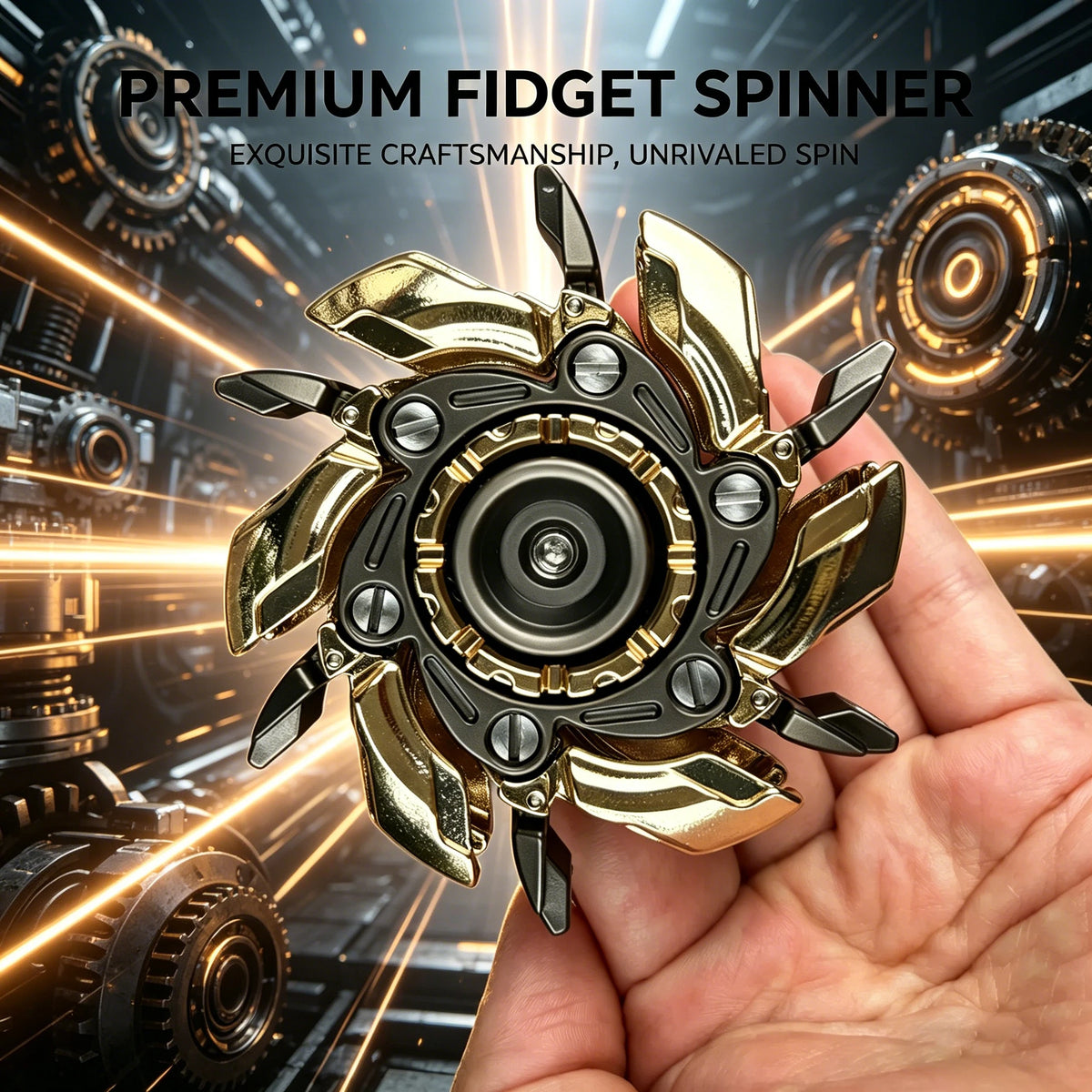 Precision Alloy Fidget Spinner for Stress Relief