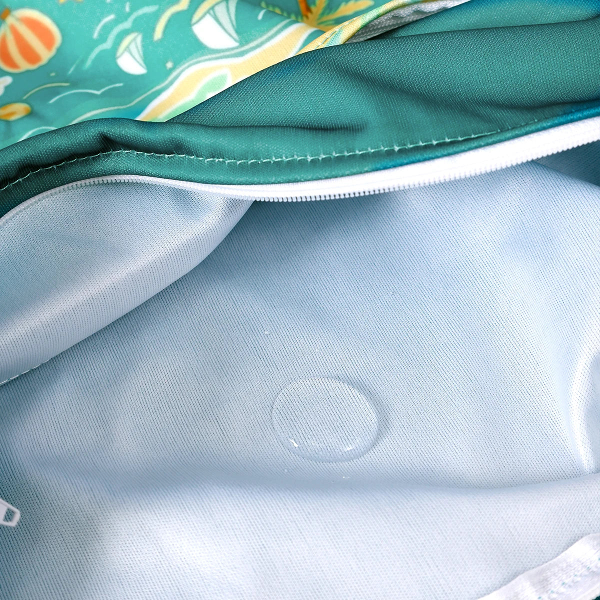 Portable Waterproof Baby Diaper Wet Bag with Dual Zippered Pockets