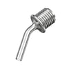 Silver metal Ultra-Fine Diamond Painting Pen Tip replacement with a threaded end