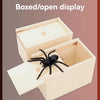 Wooden Spider Surprise Prank Box