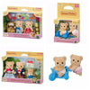 Sylvanian Families Cookie Bear Twins Family Set featuring two bear figures and accessories in packaging.