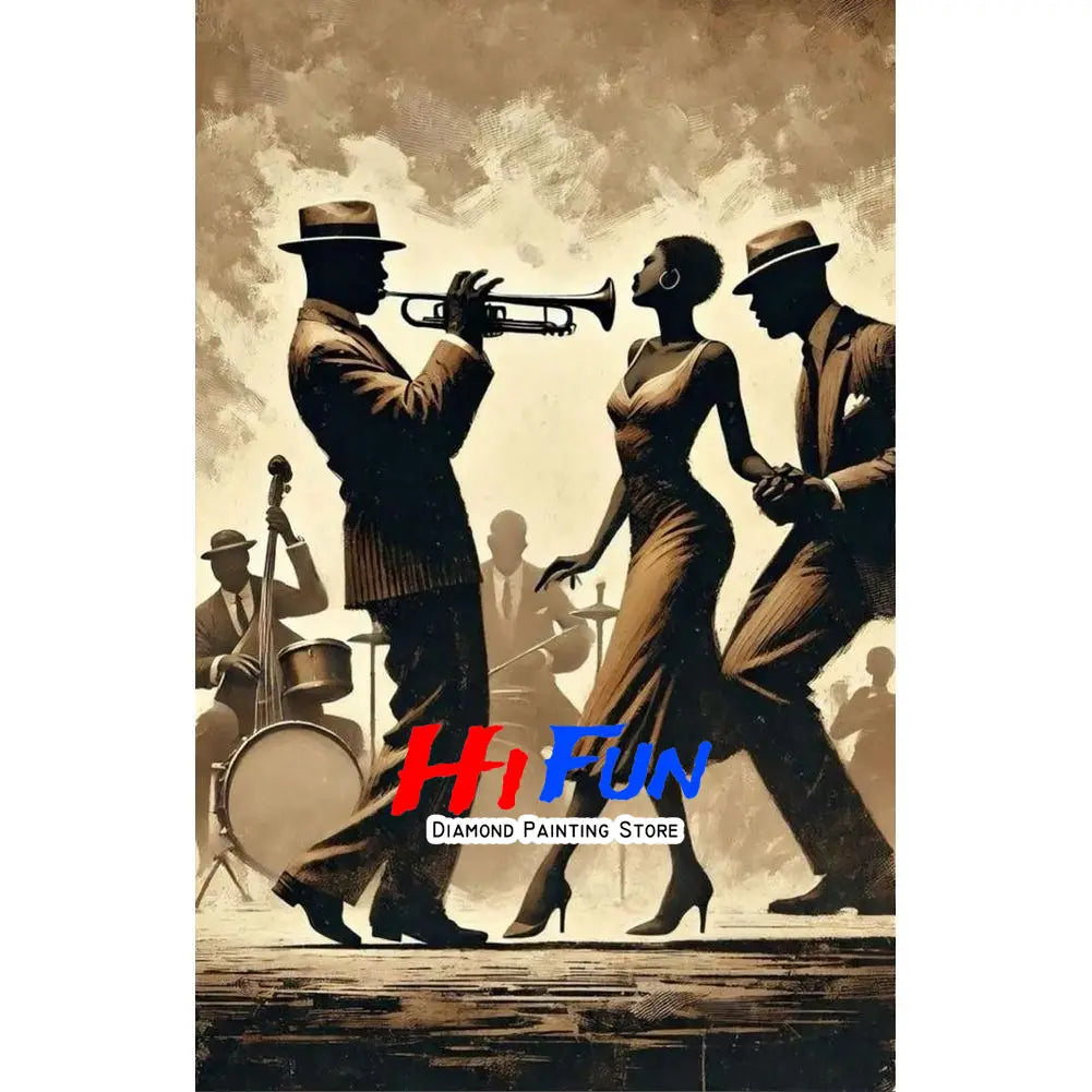 Modern Jazz Musician Diamond Painting Kit