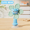 Baby Suction Cup Windmill Toy with Animal Shapes