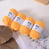 Soft Milk Cotton Yarn Value Pack - 4 Balls for Knitting & Crochet