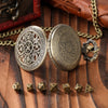 Vintage Pocket Watch Style Dice Set with 7 Polyhedral Metal Dice