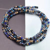 Mixed-Color Rondelle Glass Beads for Jewelry Making