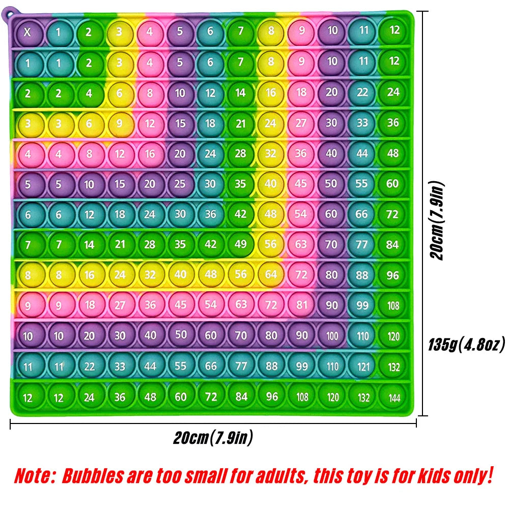 Push-Pop Multiplication & Addition Math Game for Kids