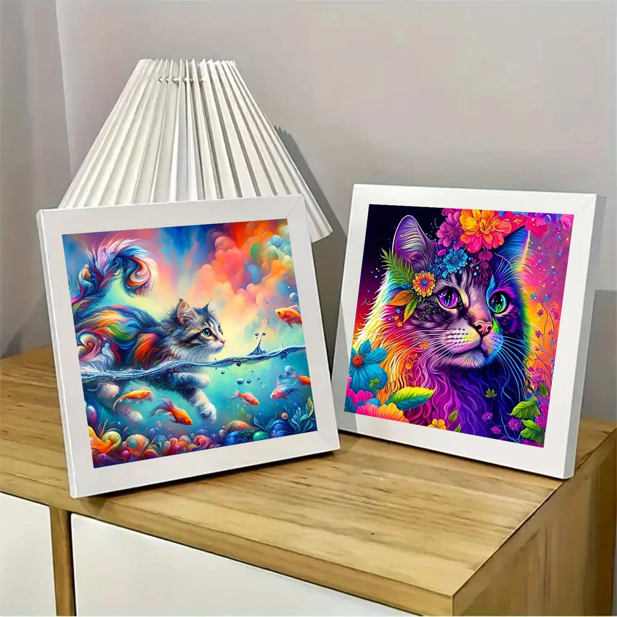 DIY Full Drill Round Diamond Painting Kit – Assorted Designs