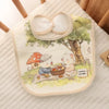 Cotton Baby Bibs with Adjustable Neck – Waterproof & Absorbent