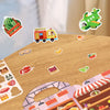 Reusable Sticker Book for Kids with Multi-Scene Bubble Jelly Stickers