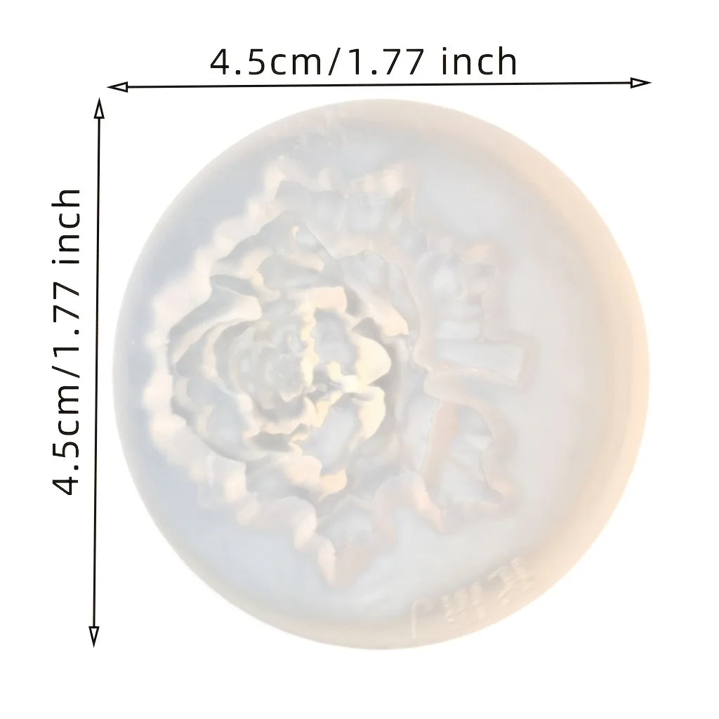 Elegant Rose Silicone Mold for Crafting and Decor