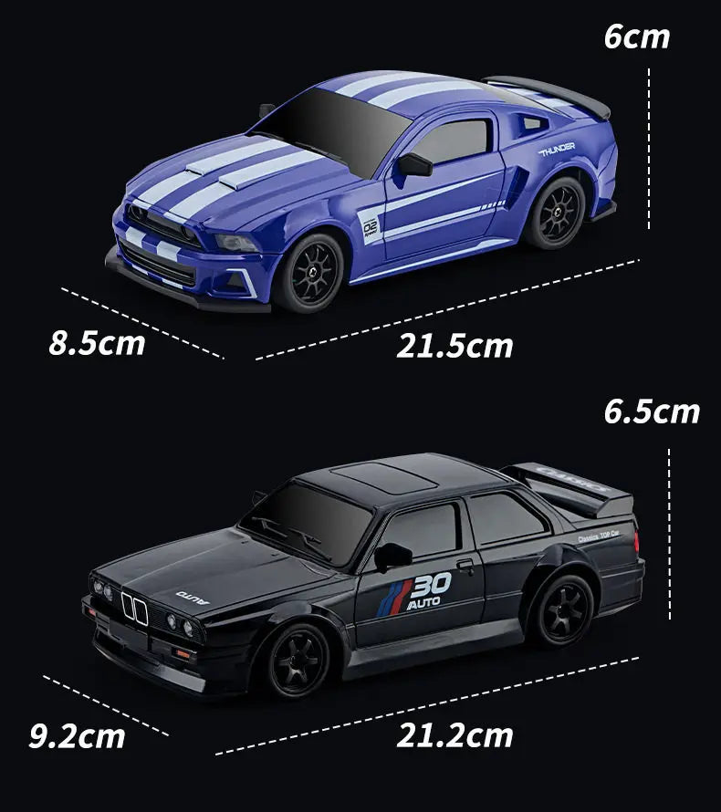 M3 GT500 1/24 RC Drift Car 4WD 2.4G High-Speed Remote Control Car