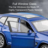 A close-up of a blue car window showing the clarity of full window glass material.