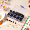 Black Plastic Safety Eyes for Doll Making