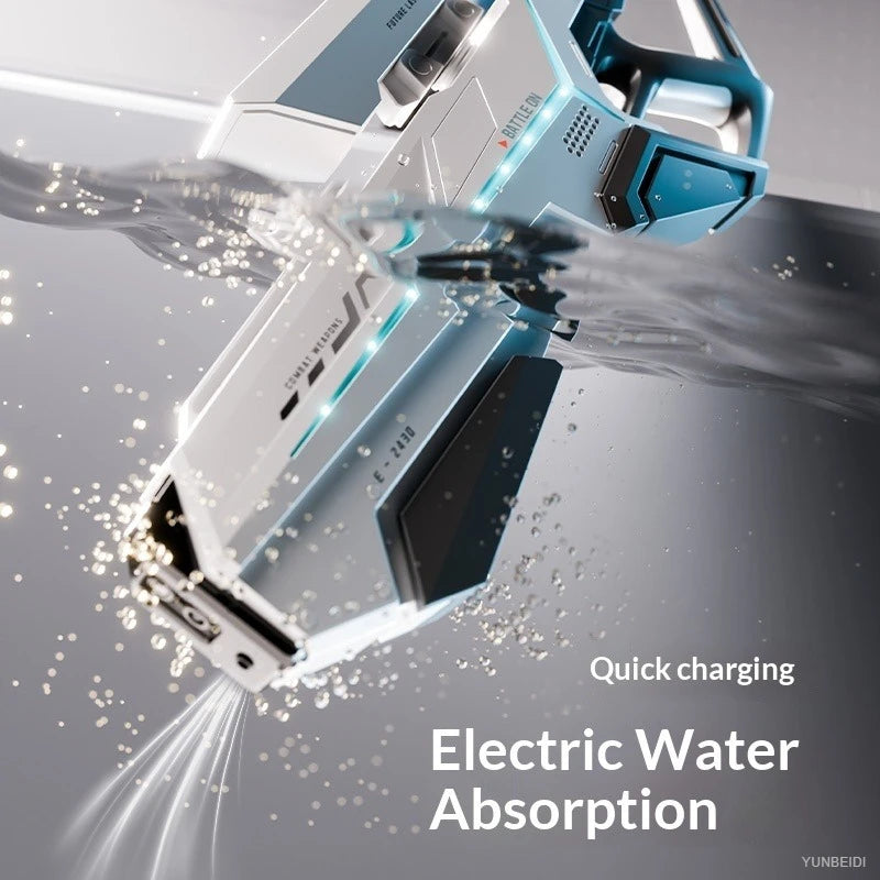 Electric LED Water Gun with Automatic Suction