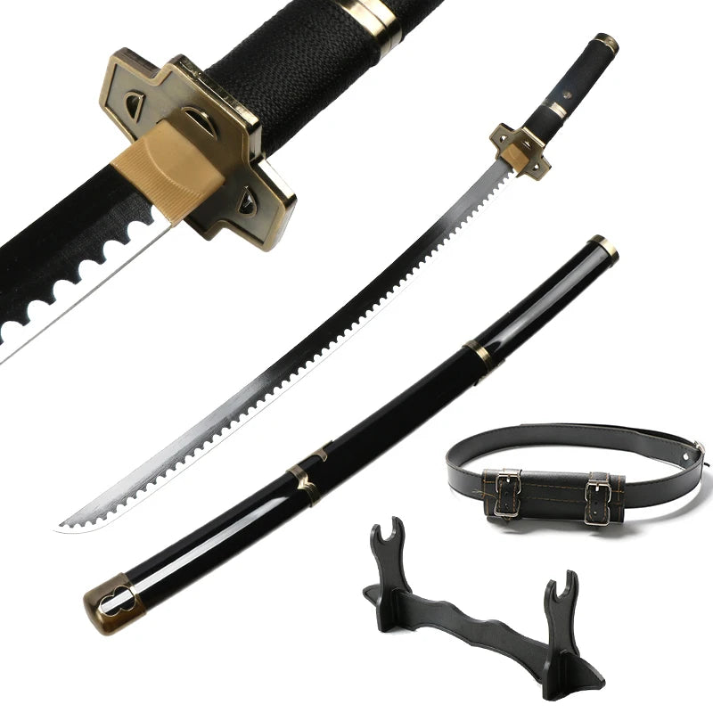 One Piece Roronoa Zoro Bamboo Katana Cosplay Sword