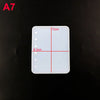 A silicone mold for an epoxy resin notebook cover with dimensions marked 13cm and 9.3cm.