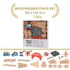 Wooden Train Track Expansion Set – Compatible with All Major Brands