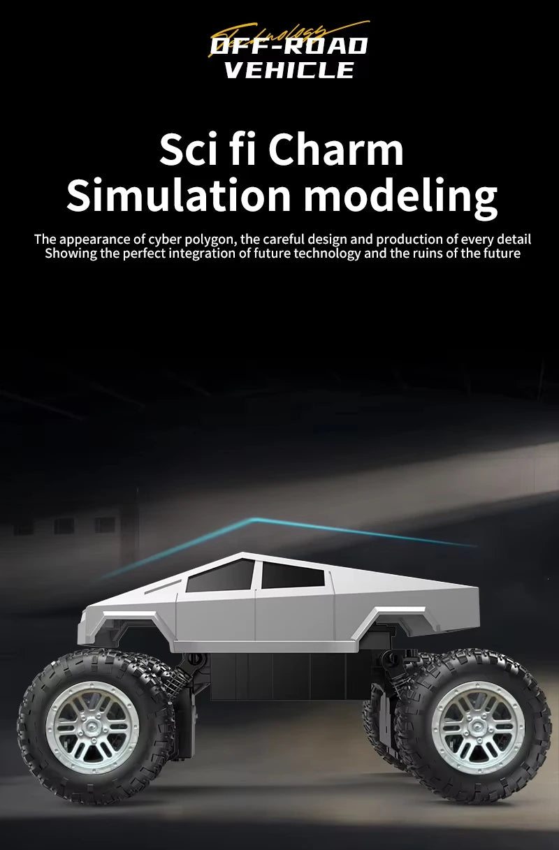 Amphibious 4WD RC Monster Truck – Waterproof Off-Road Remote Control Car