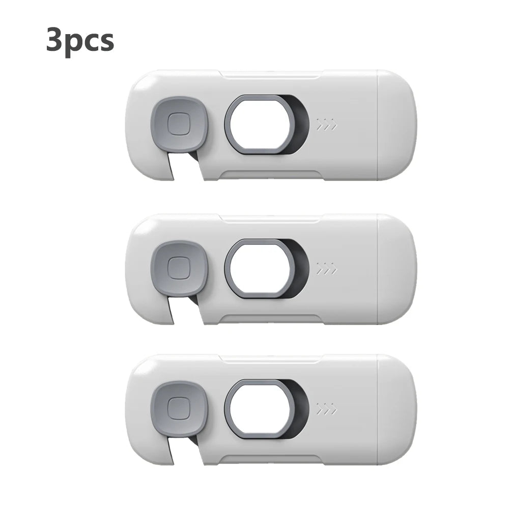 Child Safety Cabinet Locks with Strong Adhesive for Drawers, Fridges, and More