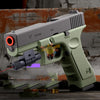 Soft Bullet Pistol with Blowback Action and Shell Ejection