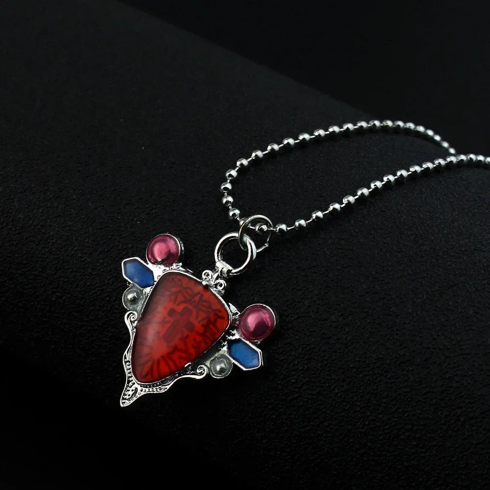 JoJo's Bizarre Adventure Red Stone of Aja Pendant Necklace