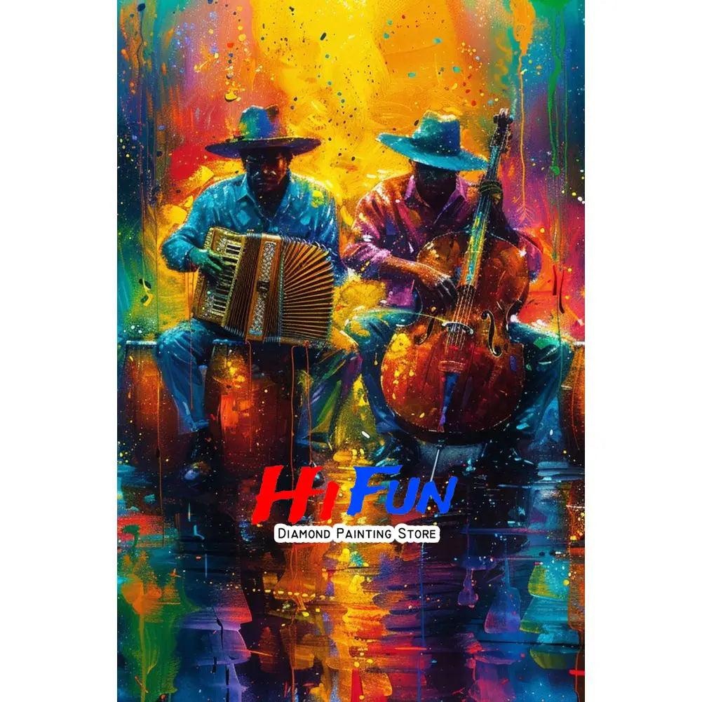 Modern Jazz Musician Diamond Painting Kit