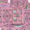 Pink Rider-Waite Tarot Cards – 78-Card English Deck with Keywords