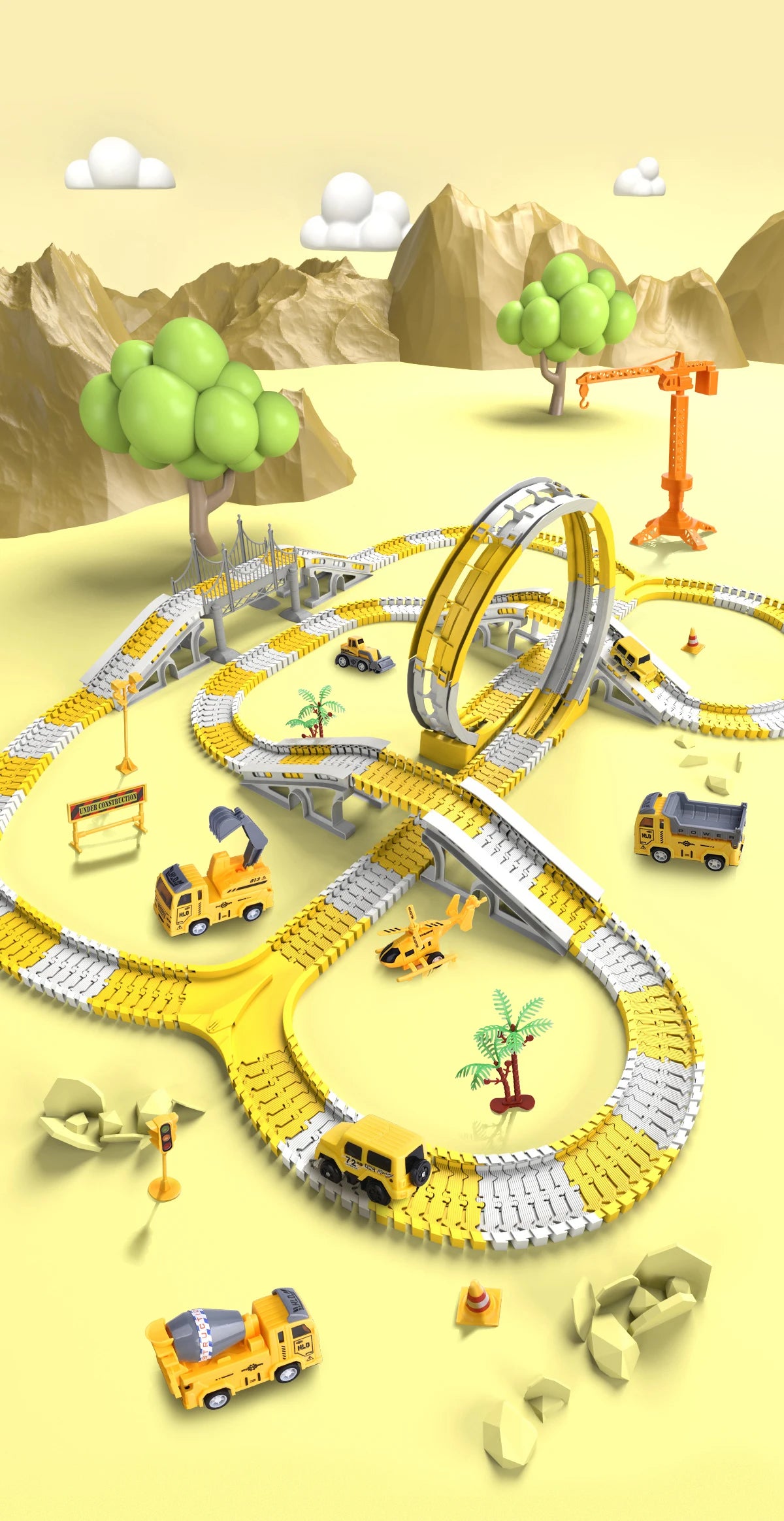DIY Electric Track Car Building Set