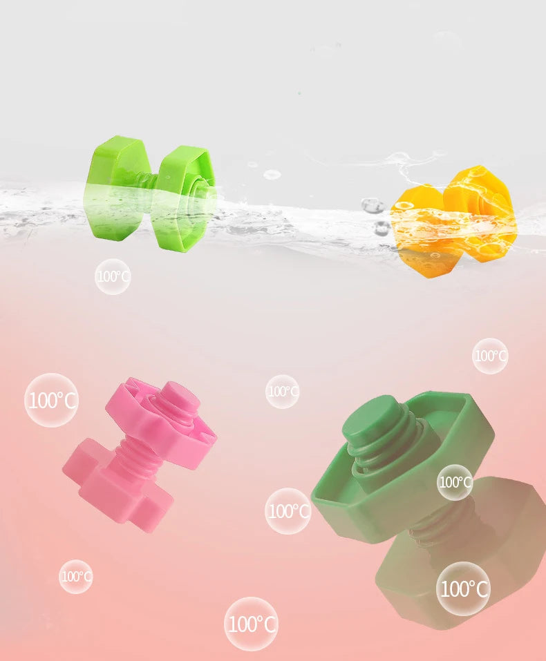 Screw-Together Building Blocks Set for Kids