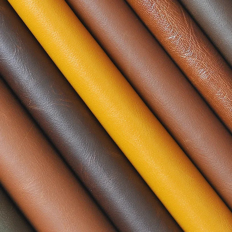 Premium Matte PU Faux Leather Fabric for Sewing & Upholstery