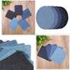 Iron-On Denim Patches for Jeans Repair & DIY Crafts