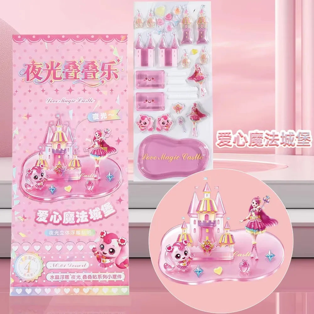 Glow-in-the-Dark 3D Sticker Craft Kit for Kids