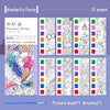 Watercolor Painting Book with Brush — Portable Art Kit for Kids