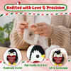 Handmade Knitted Penguin Doll with Inspirational Card