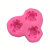Three Rose Silicone Mold for DIY Crafts