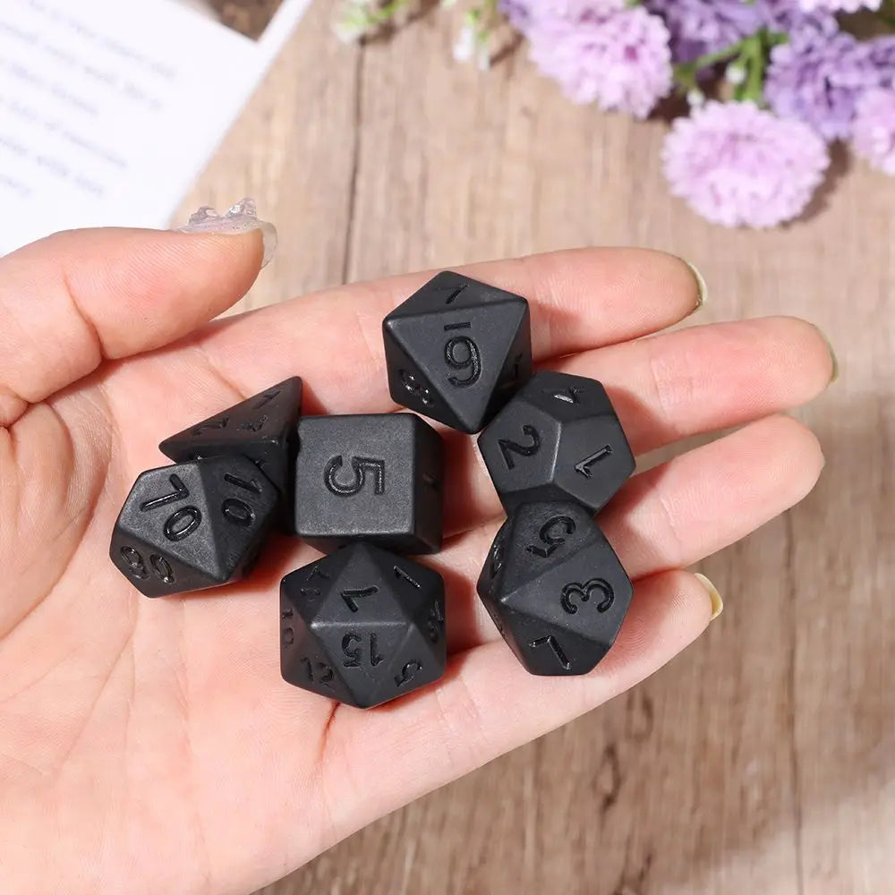 7-Piece Polyhedral Dice Set for Tabletop RPGs and Board Games