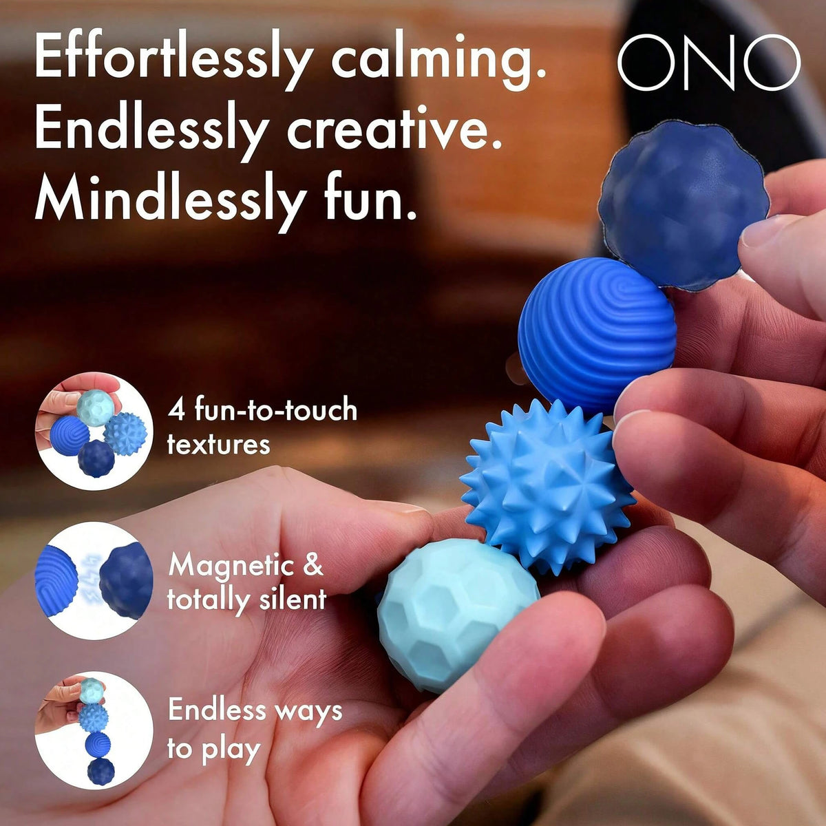 Magnetic Fidget Balls – Stress Relief & Sensory Toy for Adults and Kids