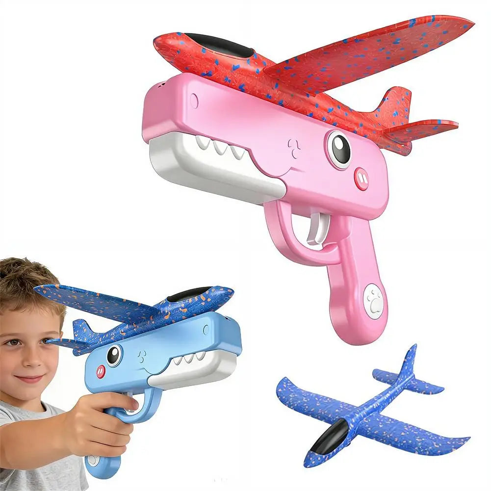 Catapult Foam Glider Plane Launcher Toy