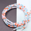 Mixed-Color Rondelle Glass Beads for Jewelry Making