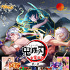Demon Slayer SSP Diamond Rare card featuring Tanjirou and Nezuko